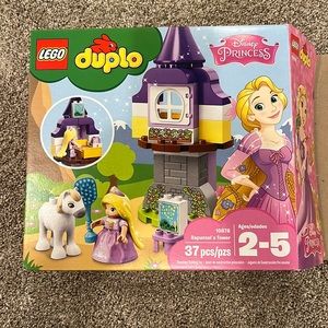 Lego Duplo Rapunzel’s Tower - All pieces,  instruction book and box. Like new